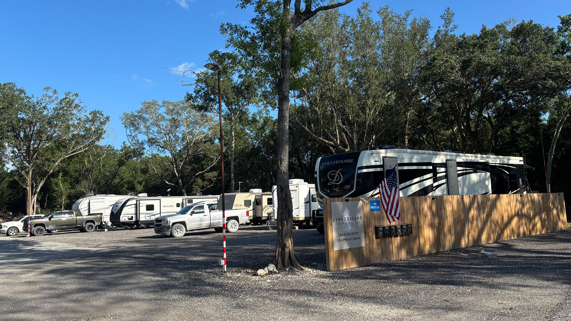 Cypressland RV Park Belle Chasse, Plaquemines, Buras, Empire, Port Sulphur